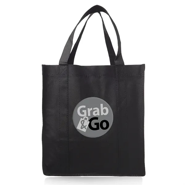 Grocery square tote bag, super strong 80 GSM material, 13" w... from ASI 39552 BEL Promo