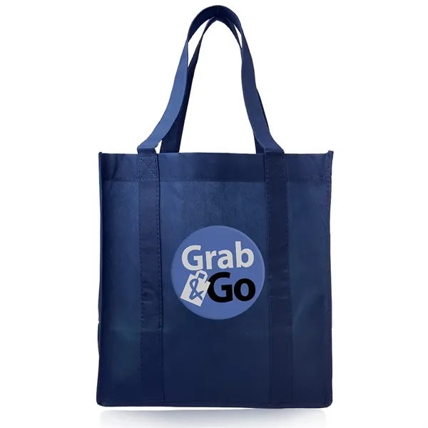 Grocery square tote bag, super strong 80 GSM material, 13" w... from ASI 39552 BEL Promo