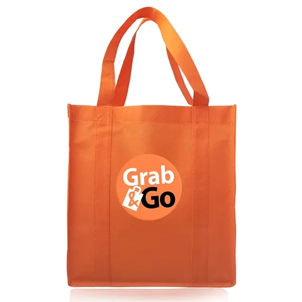 Grocery square tote bag, super strong 80 GSM material, 13" w... from ASI 39552 BEL Promo
