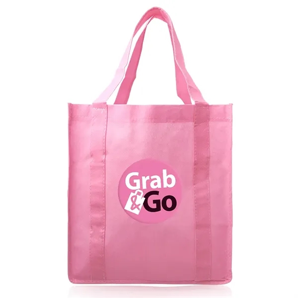 Grocery square tote bag, super strong 80 GSM material, 13" w... from ASI 39552 BEL Promo
