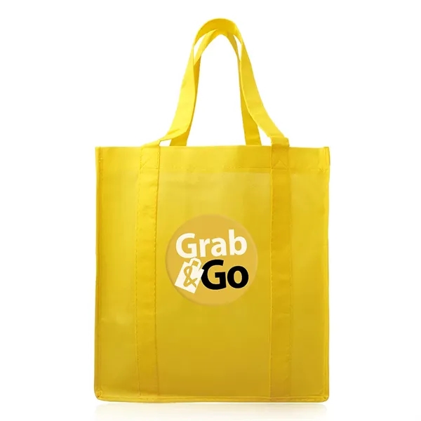 Grocery square tote bag, super strong 80 GSM material, 13" w... from ASI 39552 BEL Promo