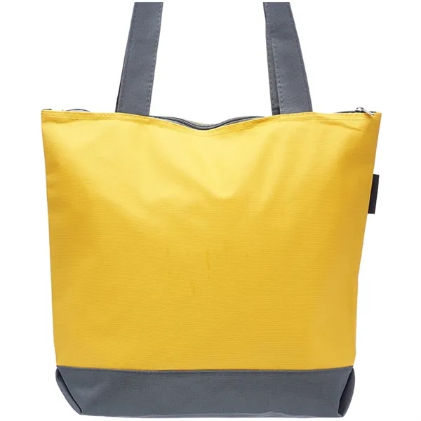 Durable 600 Denier polyester canvas tote bag, 16.5" x 14.5" with... from ASI 39552 BEL Promo