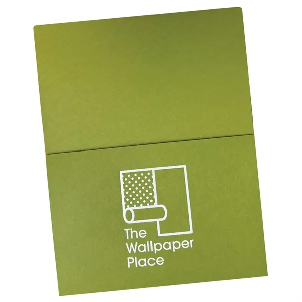 Straight cut pocket page folder with foil stamped imprint 9" x... from ASI 32050 Admore / Admore®
