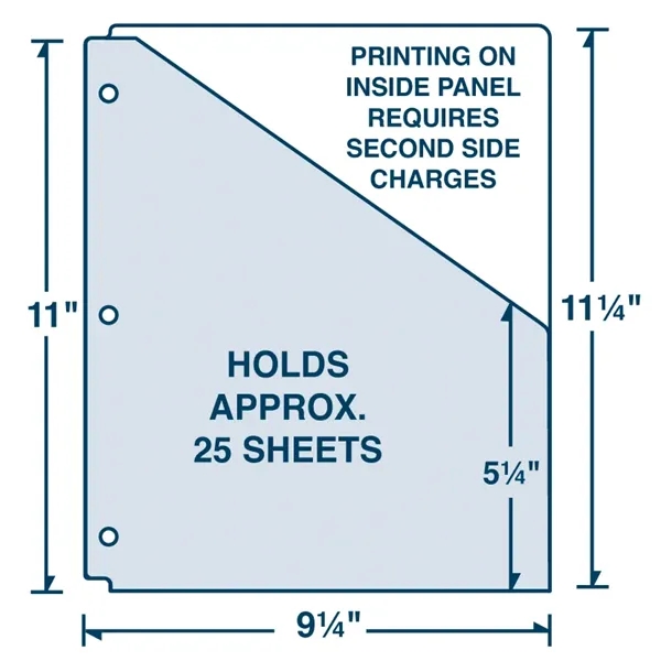 Binder Pocket Page Angle Cut 9-1/4" x 11-1/4"... from ASI 32050 Admore / Admore®