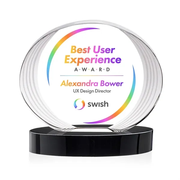 Sheraton VividPrint™ Award on Base - Black... from ASI 84592 St Regis Group / St Regis