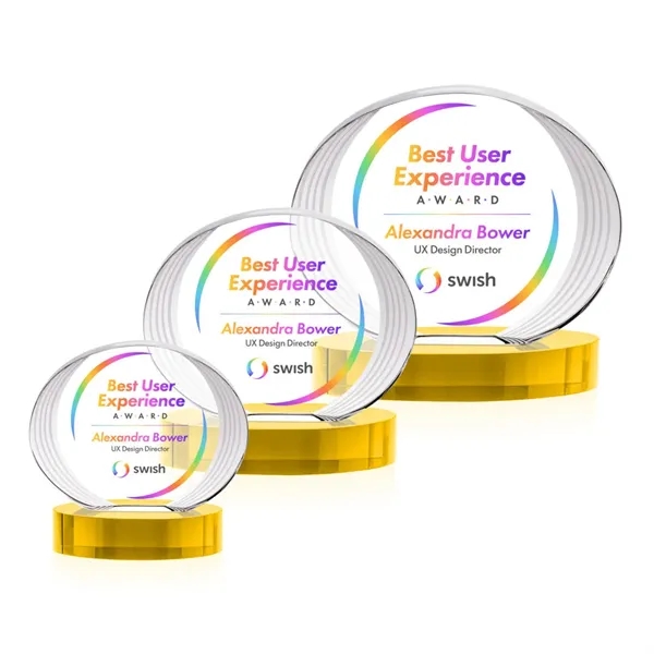 Sheraton VividPrint™ Award on Base - Gold... from ASI 84592 St Regis Group / St Regis