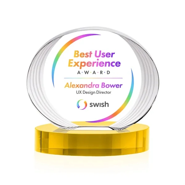 Sheraton VividPrint™ Award on Base - Gold... from ASI 84592 St Regis Group / St Regis