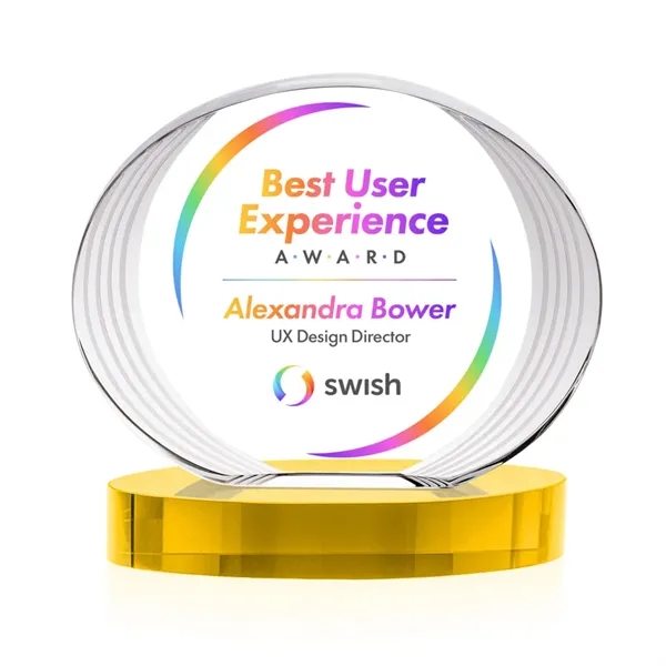 Sheraton VividPrint™ Award on Base - Gold... from ASI 84592 St Regis Group / St Regis