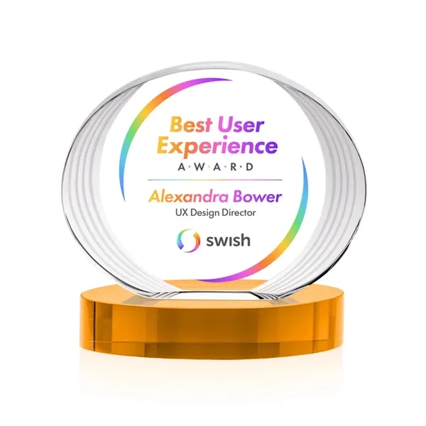 Sheraton VividPrint™ Award on Base - Amber... from ASI 84592 St Regis Group / St Regis