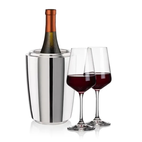 The Pescara Wine Cooler & Wine Glass Set is a refined... from ASI 84592 St Regis Group