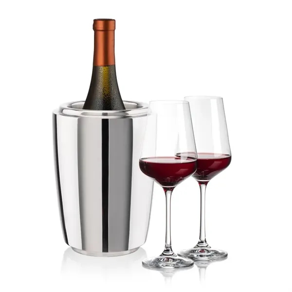 The Pescara Wine Cooler & Wine Glass Set is a refined... from ASI 84592 St Regis Group