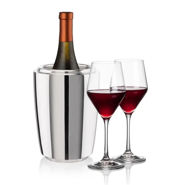 The Pescara Wine Cooler & Wine Glass Set is a refined... from ASI 84592 St Regis Group