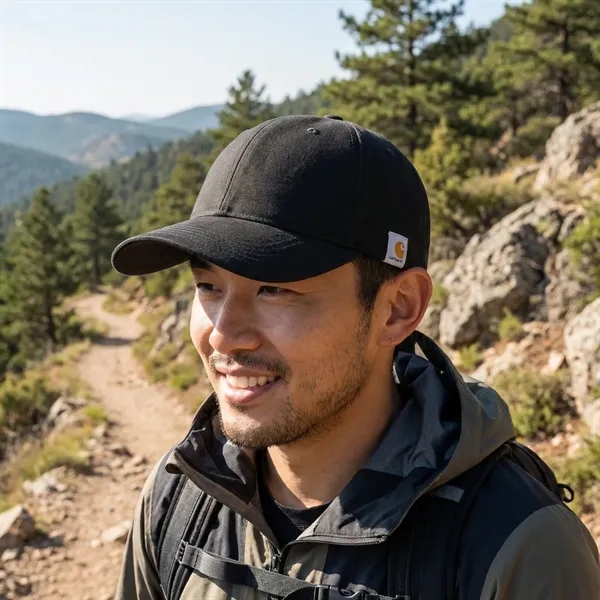 Lightly structured cotton canvas cap with adjustable fit and imprint-ready front... from ASI 72657 Active Life Promo / Active Life