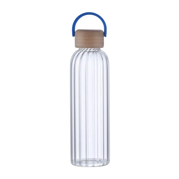 Eco-friendly 21oz glass bottle with bamboo lid & handle, perfect for... from ASI 41511 Brainchild USA Inc / BrainChild Gift Club