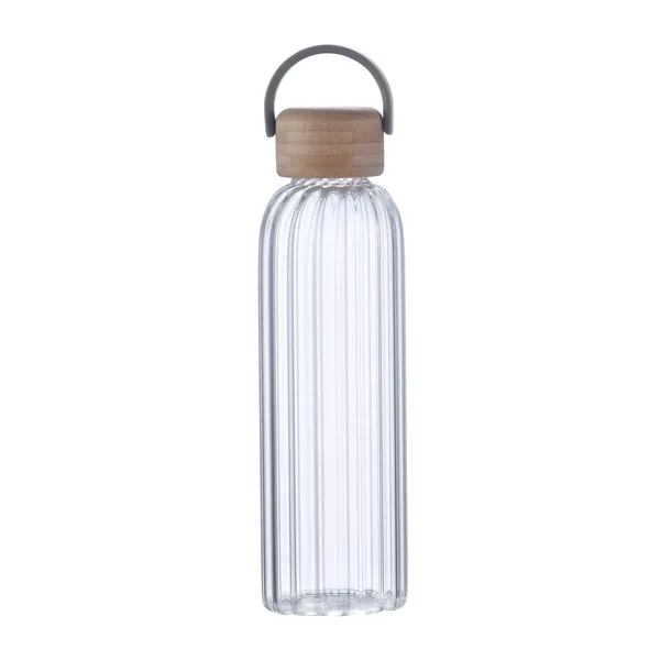 Eco-friendly 21oz glass bottle with bamboo lid & handle, perfect for... from ASI 41511 Brainchild USA Inc / BrainChild Gift Club