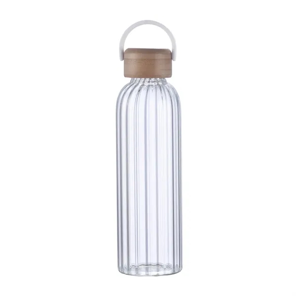 Eco-friendly 21oz glass bottle with bamboo lid & handle, perfect for... from ASI 41511 Brainchild USA Inc / BrainChild Gift Club