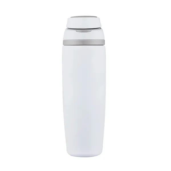 25oz dual-lid tumbler, 304 stainless steel, 12h hot/24h cold. Dual lid,... from ASI 41511 Brainchild USA Inc / BrainChild Gift Club