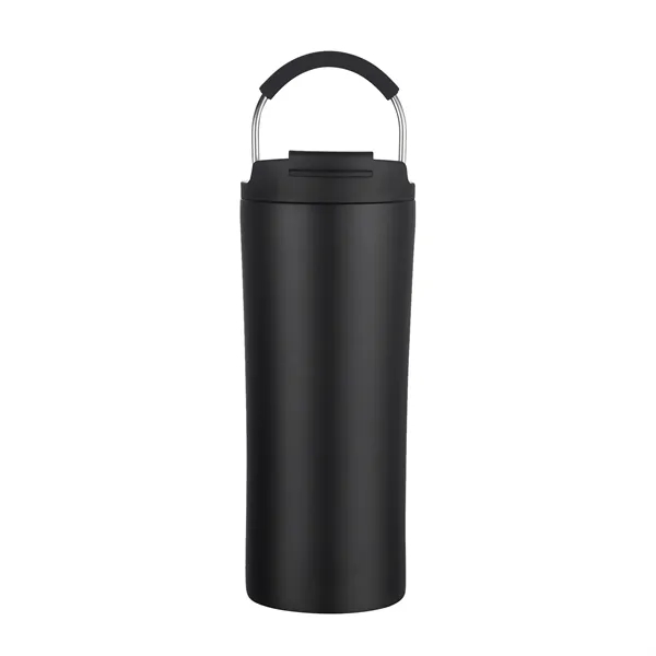21oz dual-lid vacuum tumbler. Keeps hot 8h/cold 12h. Recycled stainless steel,... from ASI 41511 Brainchild USA Inc / BrainChild Gift Club