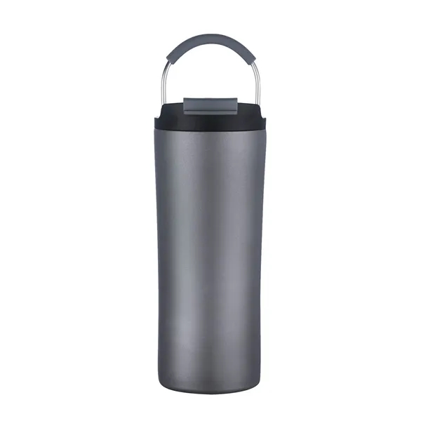 21oz dual-lid vacuum tumbler. Keeps hot 8h/cold 12h. Recycled stainless steel,... from ASI 41511 Brainchild USA Inc / BrainChild Gift Club