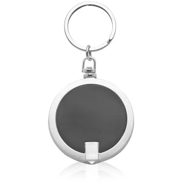 Round LED key chain made of plastic.... from ASI 39552 BEL Promo