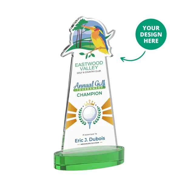 Custom VividPrint™ Award on Alberton Base - Green (via Ocean)... from ASI 84592 St Regis Group / St Regis