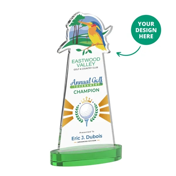 Custom VividPrint™ Award on Alberton Base - Green (via Ocean)... from ASI 84592 St Regis Group / St Regis