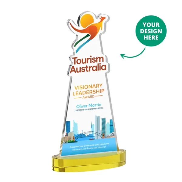 Custom VividPrint™ Award on Alberton Base - Gold (via Ocean)... from ASI 84592 St Regis Group / St Regis