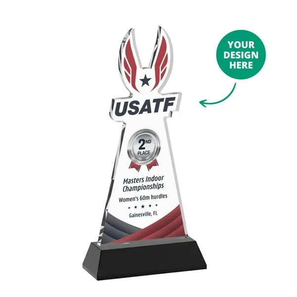 Custom VividPrint™ Award on Hartford Base - Black (via Ocean)... from ASI 84592 St Regis Group / St Regis