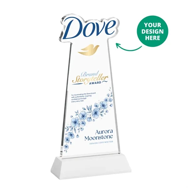 Custom VividPrint™ Award on Hartford Base - White (via Ocean)... from ASI 84592 St Regis Group / St Regis