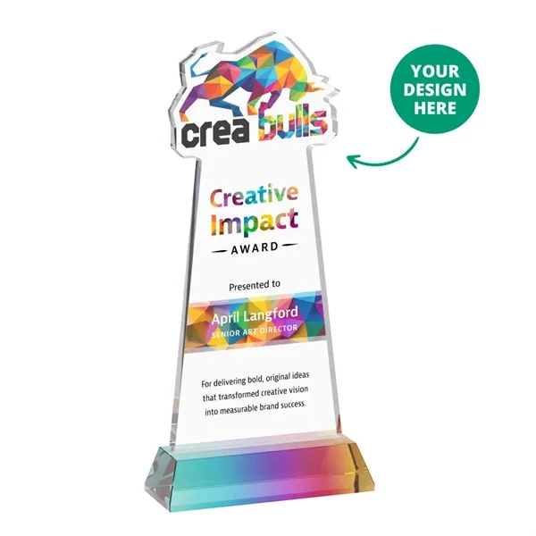 Custom VividPrint™ Award on Hartford Base - Prismatic (via Ocean)... from ASI 84592 St Regis Group / St Regis