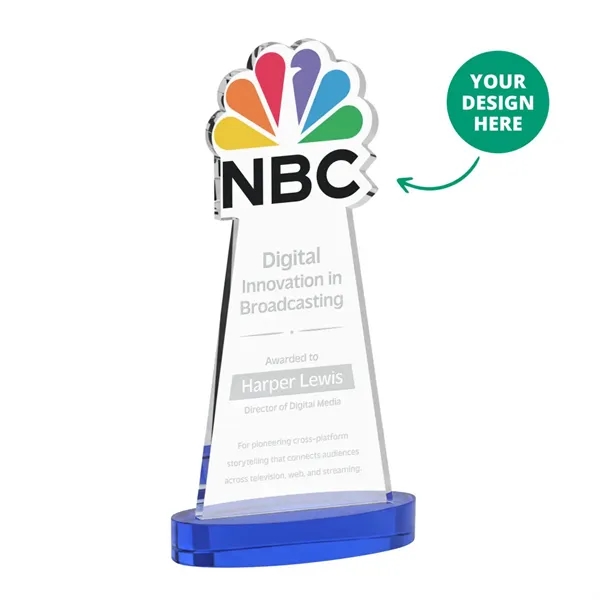 Custom Award on Alberton Base - Blue (via Air)... from ASI 84592 St Regis Group / St Regis