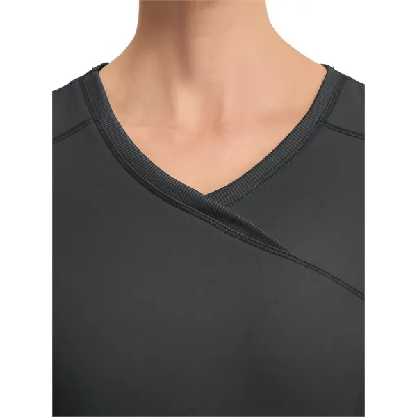 Cherokee Infinity Women's Mock Wrap Top... from ASI 86018 Scrub Authority / Uniform Stores