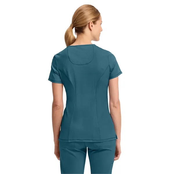 Cherokee Infinity Women's Mock Wrap Top... from ASI 86018 Scrub Authority / Uniform Stores