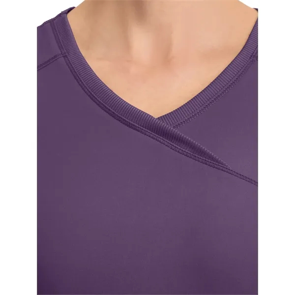 Cherokee Infinity Women's Mock Wrap Top... from ASI 86018 Scrub Authority / Uniform Stores
