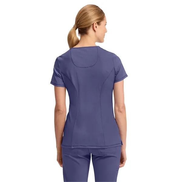 Cherokee Infinity Women's Mock Wrap Top... from ASI 86018 Scrub Authority / Uniform Stores