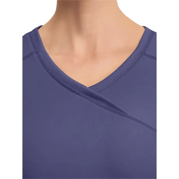 Cherokee Infinity Women's Mock Wrap Top... from ASI 86018 Scrub Authority / Uniform Stores