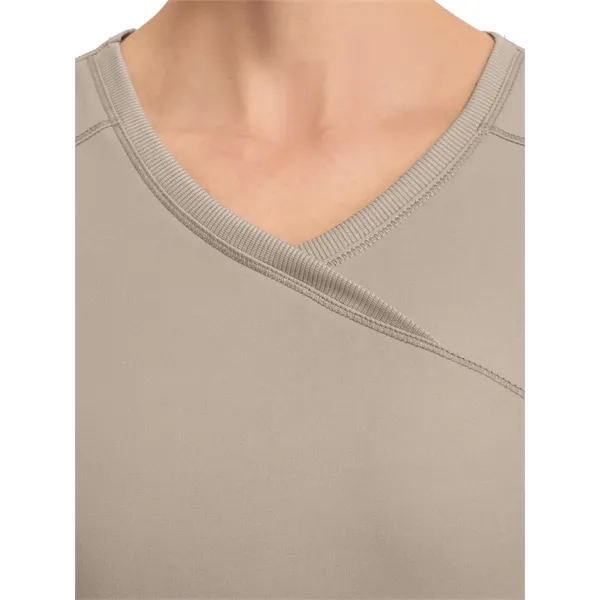 Cherokee Infinity Women's Mock Wrap Top... from ASI 86018 Scrub Authority / Uniform Stores
