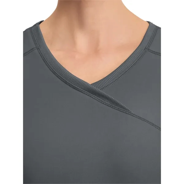 Cherokee Infinity Women's Mock Wrap Top... from ASI 86018 Scrub Authority / Uniform Stores