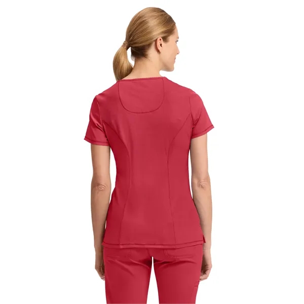 Cherokee Infinity Women's Mock Wrap Top... from ASI 86018 Scrub Authority / Uniform Stores