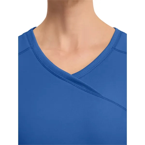 Cherokee Infinity Women's Mock Wrap Top... from ASI 86018 Scrub Authority / Uniform Stores