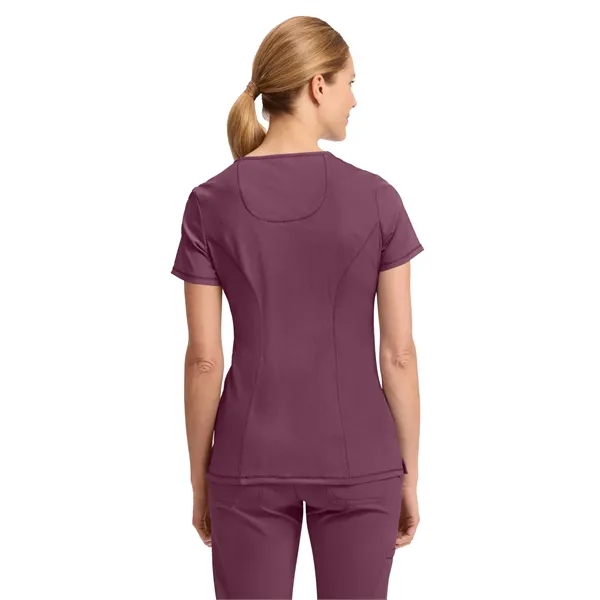 Cherokee Infinity Women's Mock Wrap Top... from ASI 86018 Scrub Authority / Uniform Stores