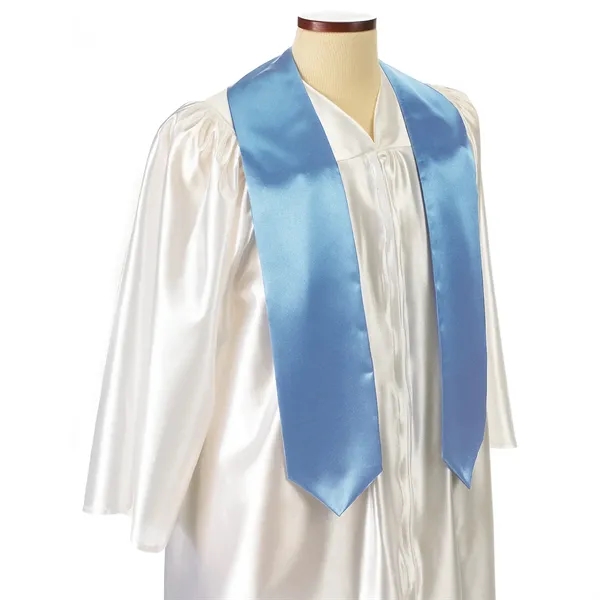 Light blue 60" bridal satin graduation sash.... from ASI 98085 Wolfmark