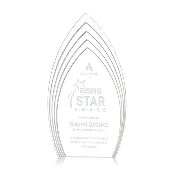 The Turello Acrylic Award is a sleek, freestanding recognition piece designed... from ASI 84592 St Regis Group / St Regis