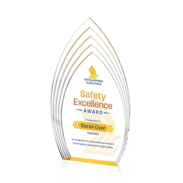 The Turello Acrylic VividPrint™ Award is a sleek, freestanding recognition piece... from ASI 84592 St Regis Group / St Regis