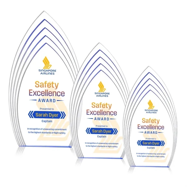 The Turello Acrylic VividPrint™ Award is a sleek, freestanding recognition piece... from ASI 84592 St Regis Group / St Regis