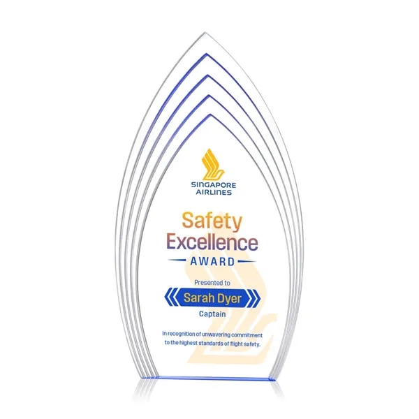 The Turello Acrylic VividPrint™ Award is a sleek, freestanding recognition piece... from ASI 84592 St Regis Group / St Regis