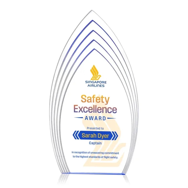 The Turello Acrylic VividPrint™ Award is a sleek, freestanding recognition piece... from ASI 84592 St Regis Group / St Regis