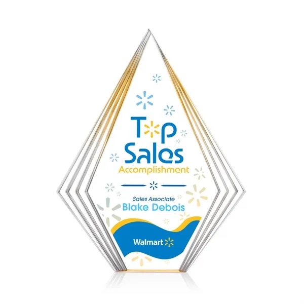 The Acrylic Brantley VividPrint™ Award is a bold, freestanding piece featuring... from ASI 84592 St Regis Group / St Regis