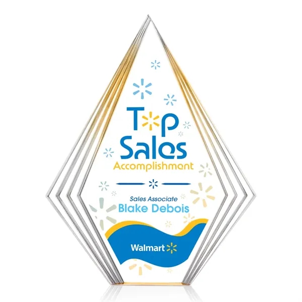 The Acrylic Brantley VividPrint™ Award is a bold, freestanding piece featuring... from ASI 84592 St Regis Group / St Regis