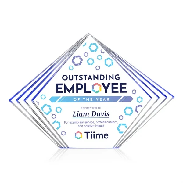 The Crawford VividPrint™ Award is a sleek freestanding acrylic recognition piece... from ASI 84592 St Regis Group / St Regis